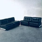 Mid-Century Modern Amanta Modular Sofa by Mario Bellini for B&B Italia, 1970s, Set of 4