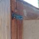 sliding door wardrobe, vintage, possible hanging space