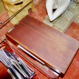 Large teak mirror by od mobler as 1950