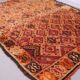 Vintage Moroccan Rug 210 x 286 cm - Antique Berber Rug - Wool Moroccan Rug