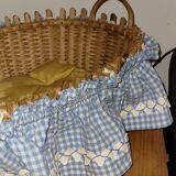 Wicker doll bed