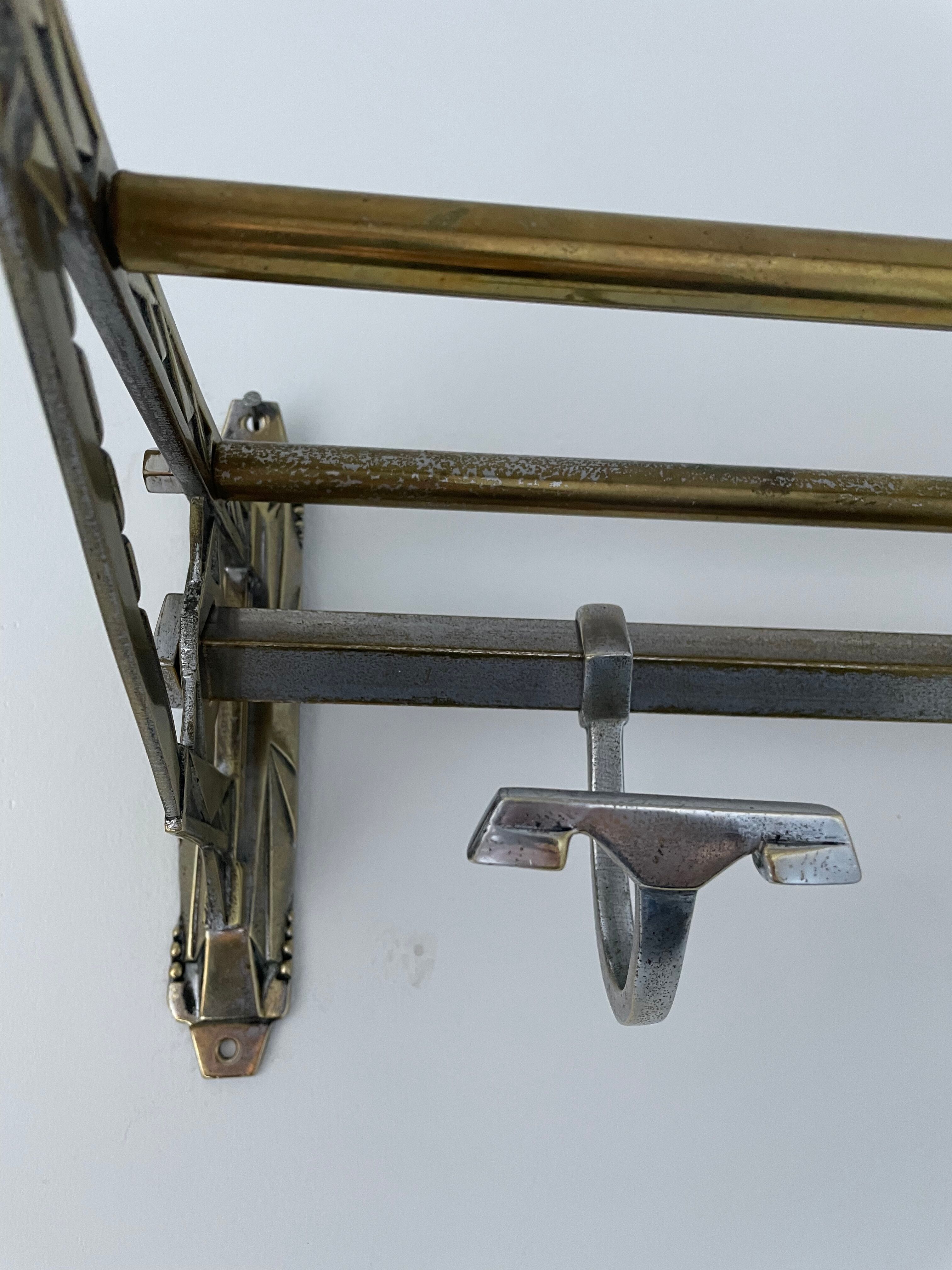 Art Deco coat racks / luggage racks