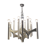 Chandelier "Concorde" 12 fires by Gaetano Sciolari, 1960.