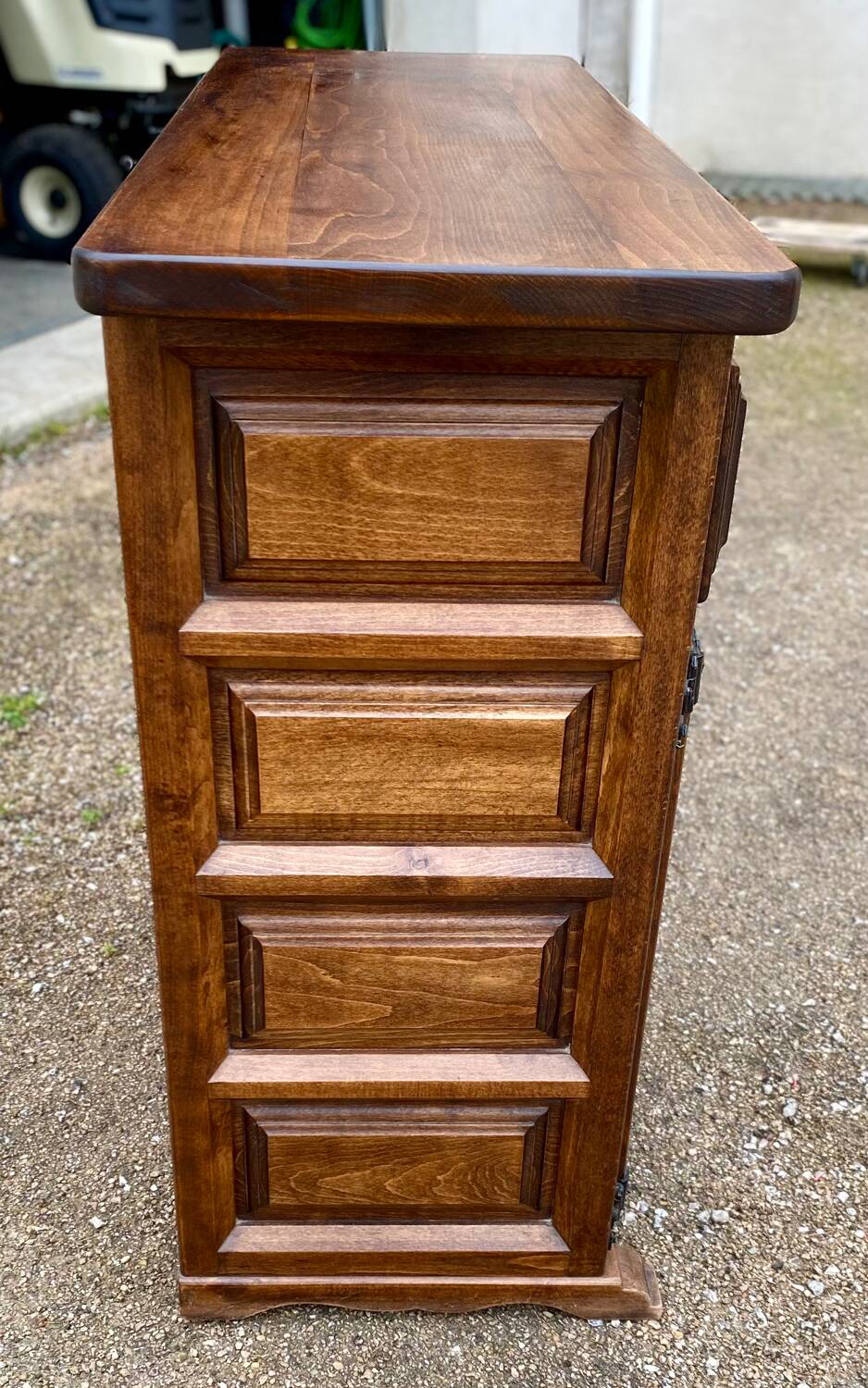 Small sideboard Spanish style Catalan chest of drawers stamped Navarro argudo