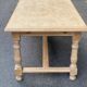Table à manger de ferme extensible rénovée en bois 260cm