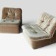 2 fauteuils vintage Cor "Ambo" verts de Jo Otterpohl