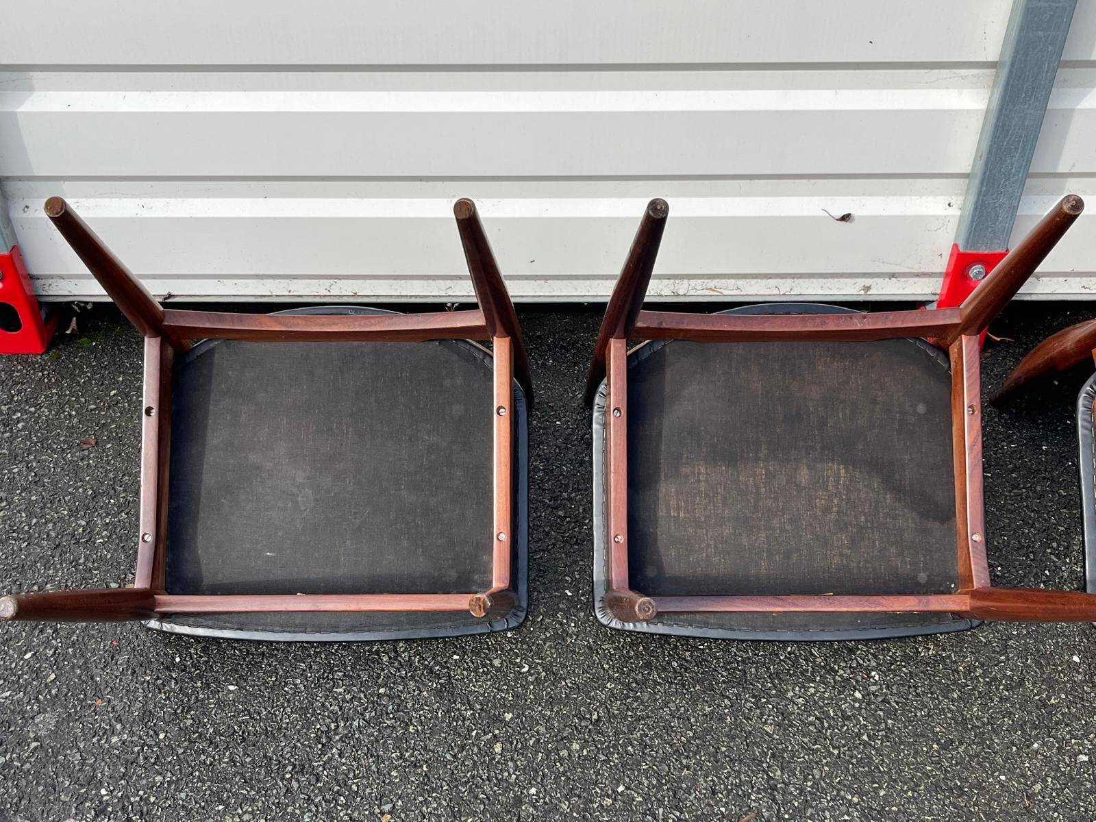 6 Chaises scandinaves JYDSK Møbelindustri