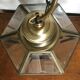 Vintage brass vestibule lantern