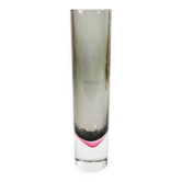 Minimalist glass vase Sommerso, designed by Flavio Poli, Italy, 1960s.