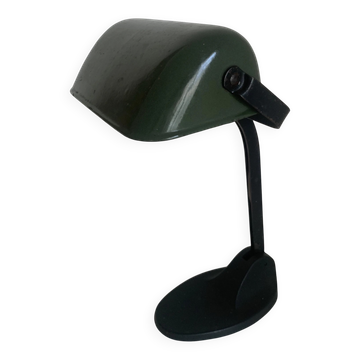 Lampe vintage 1930 Viktoria émaillée fonte Bauhaus - 40 cm