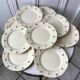 Set of 9 flat plates Digoin Sarreguemines years 40-50