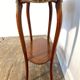 Louis XV side table in mahogany, marquetry and gilded bronze, circa 1900