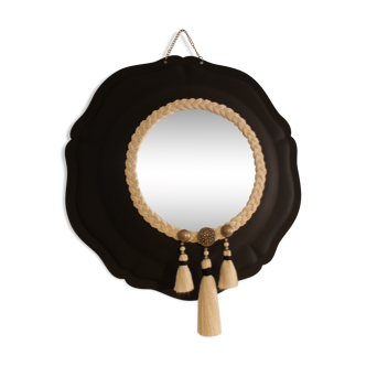 Miroir upcyclé darma 30 cm