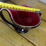 Vide poche West Germany - Forme Libre Marron irisée et rouge - 60’s