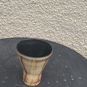 Vase en céramique émaillée hohr made in germany numéroté design et vintage