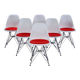 Lot de 6 chaises de Charles & Ray Eames