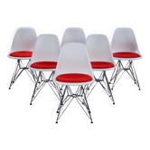 Set of 6 chairs by Charles & Ray Eames