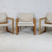 Set of 3 Diana armchairs by Karin Mobring, Ikéa, circa 1970