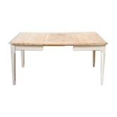 Wooden farmhouse table – cream foot