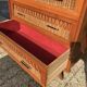 Vintage rattan chest of drawers