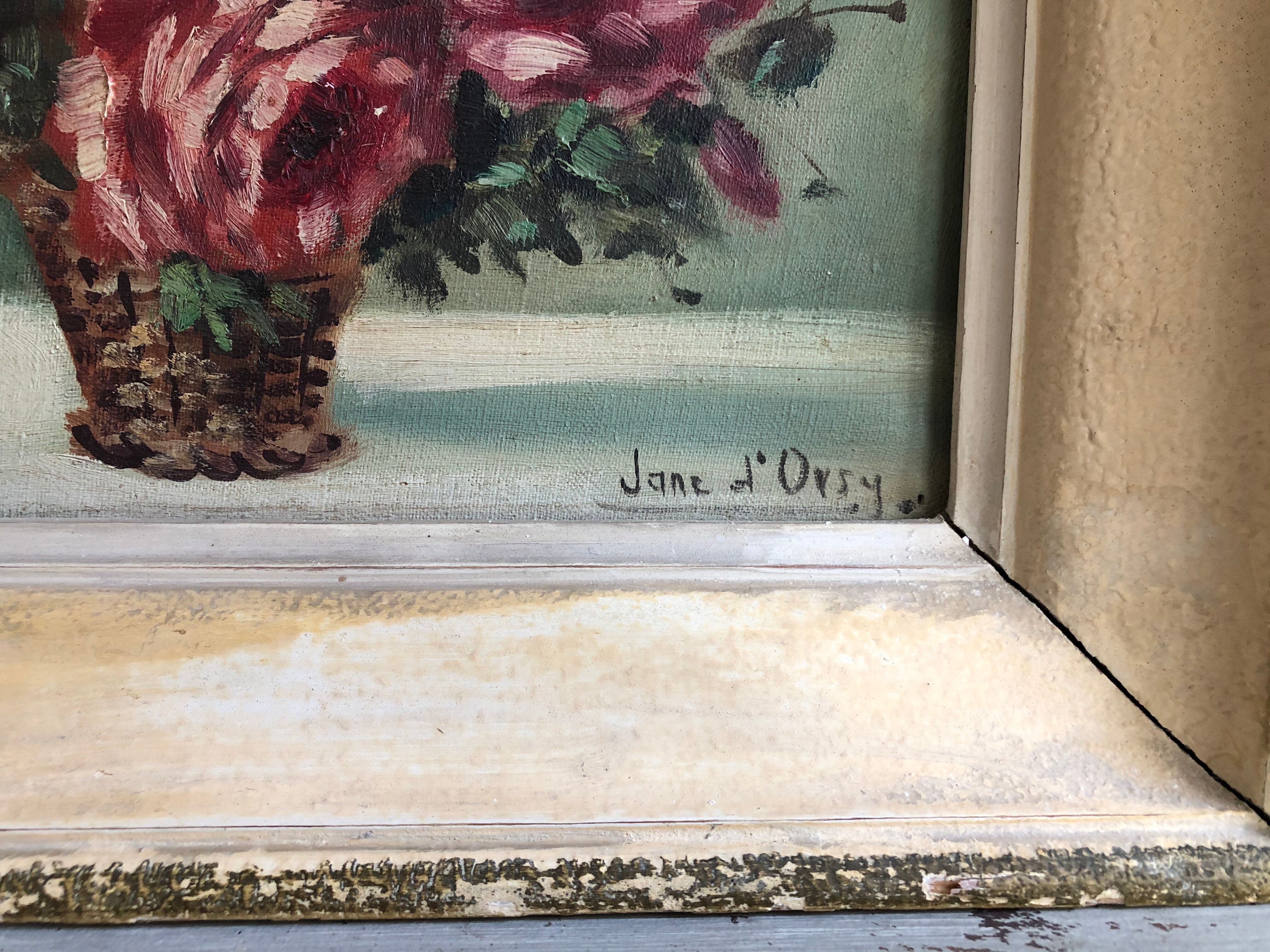 Oil on canvas by Jane D'Orsy