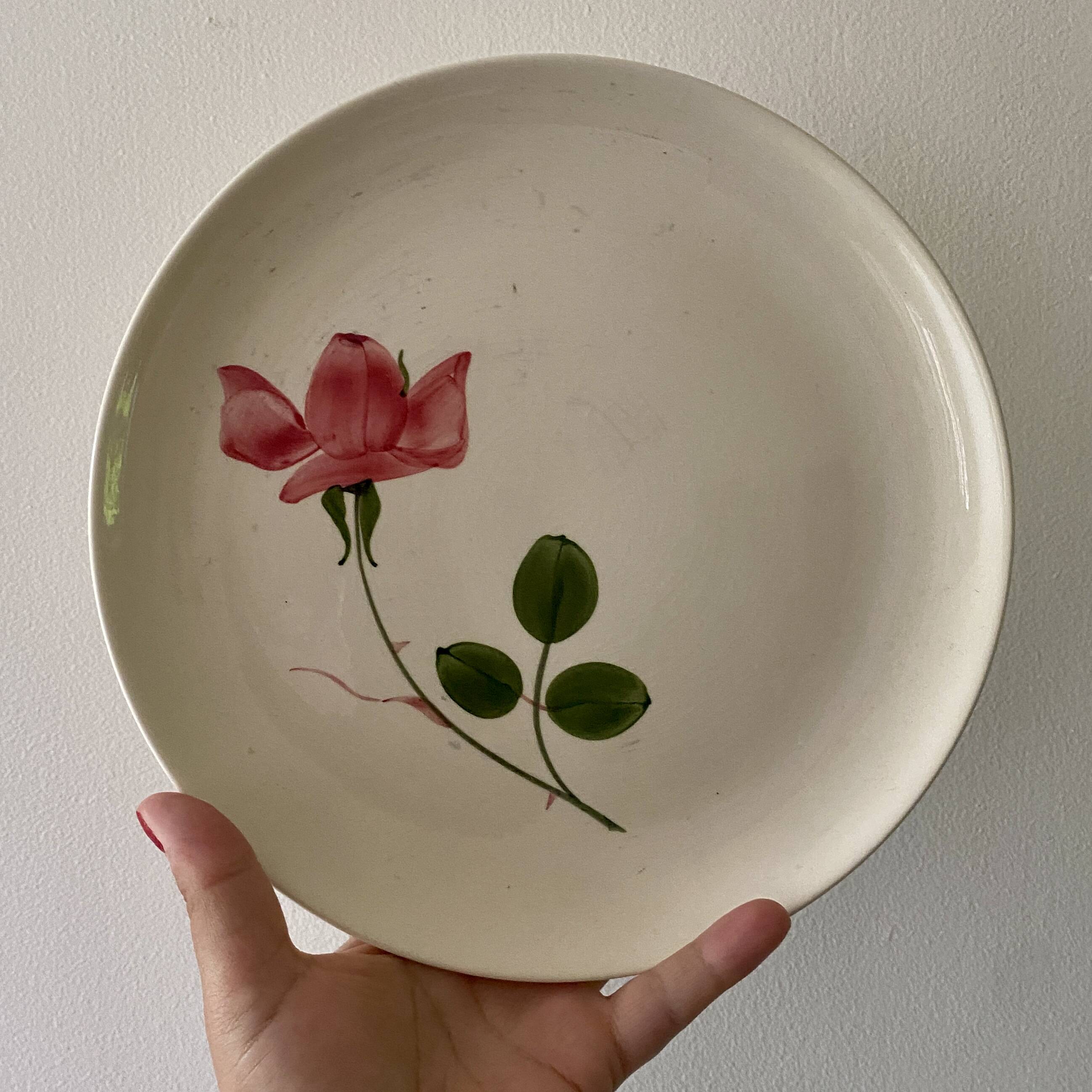 Set of 6 vintage flat plates - Magali model by Villeroy and Boch