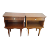 Chevets en bois vintage