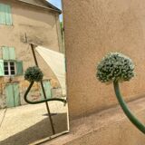 Vintage beveled mirror