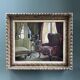 30's painting "The living room"