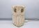 Limestone sculptural owl lamp by Albert Tormos, France