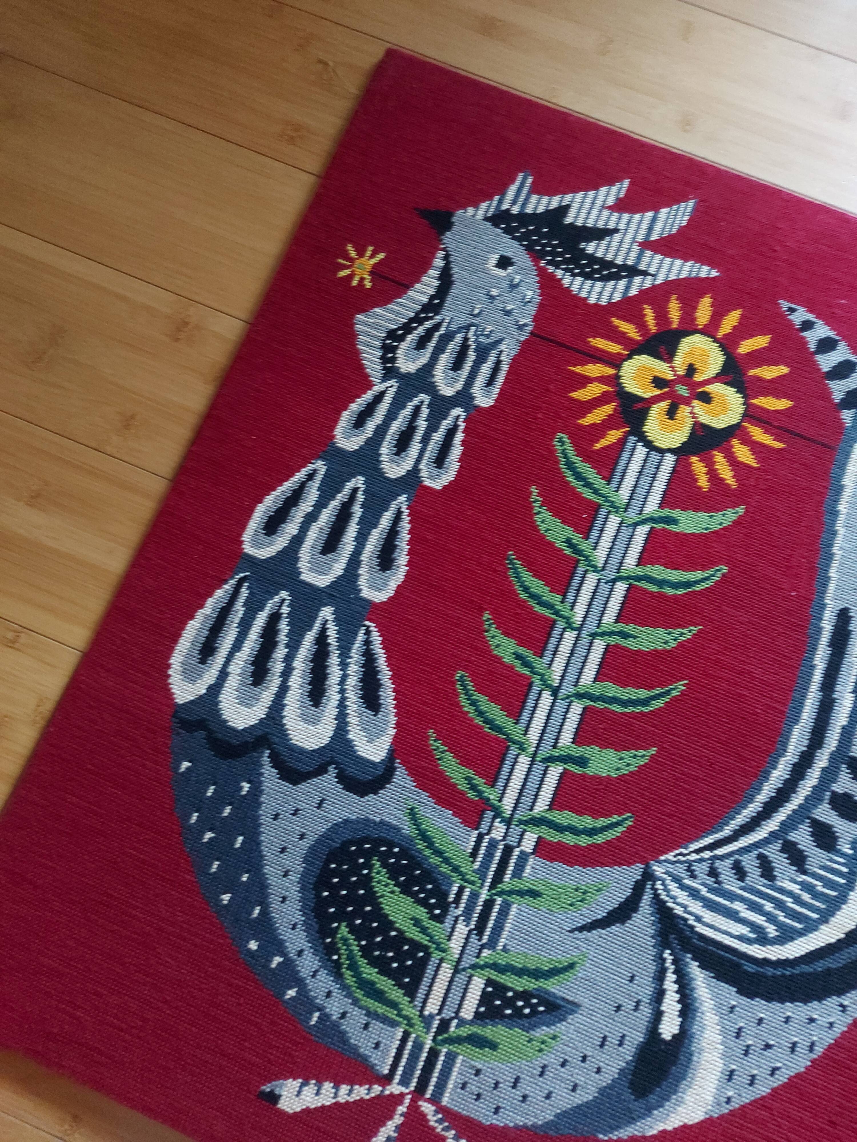 Vintage rooster tapestry