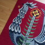 Vintage rooster tapestry