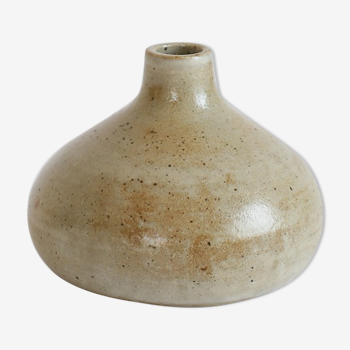 Signed sandstone vase