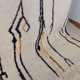 Handmade moroccan berber carpet 202 x 147 cm
