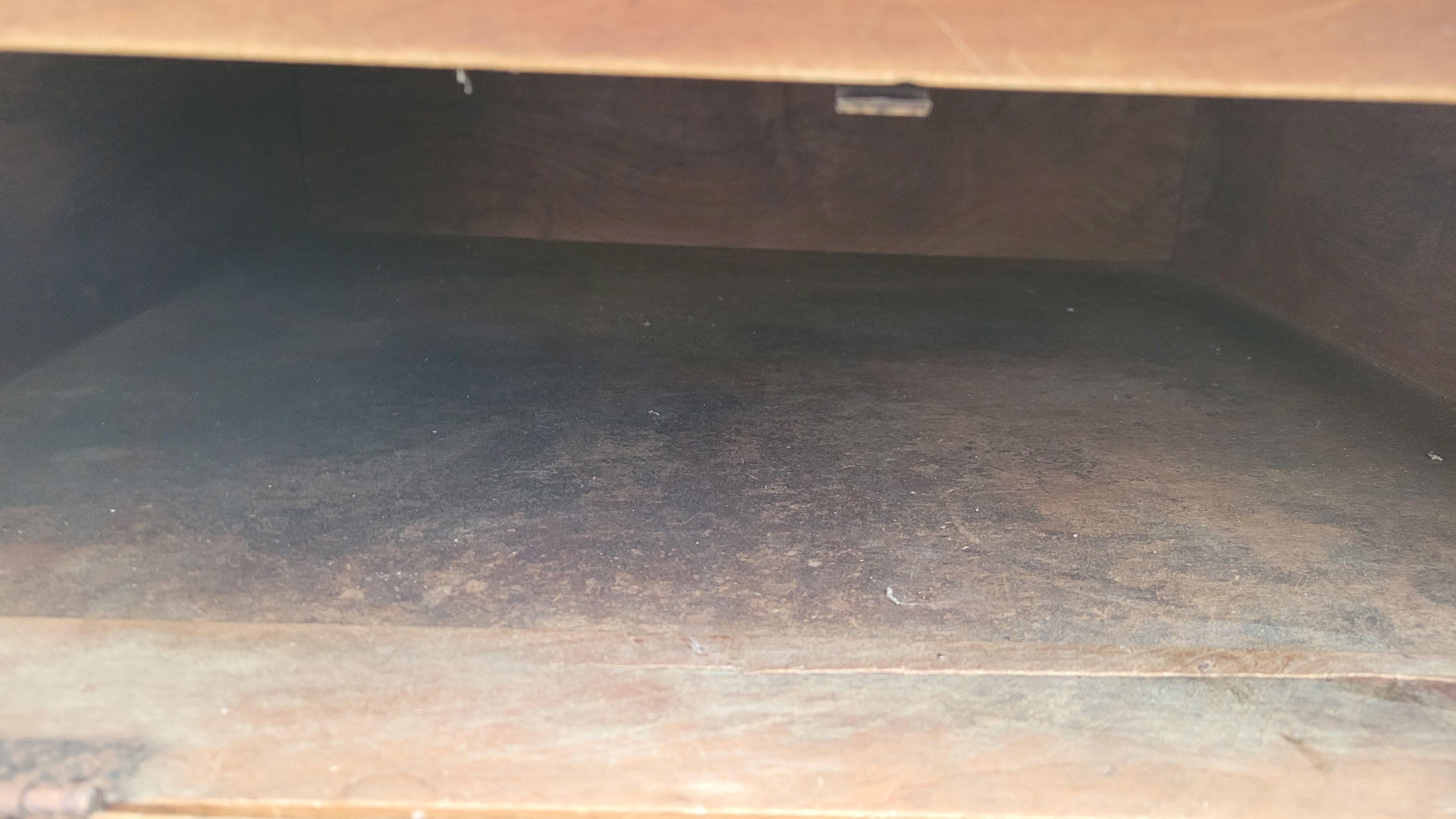 Farmhouse table in fruit tree 2 drawers period 1900 -1m27