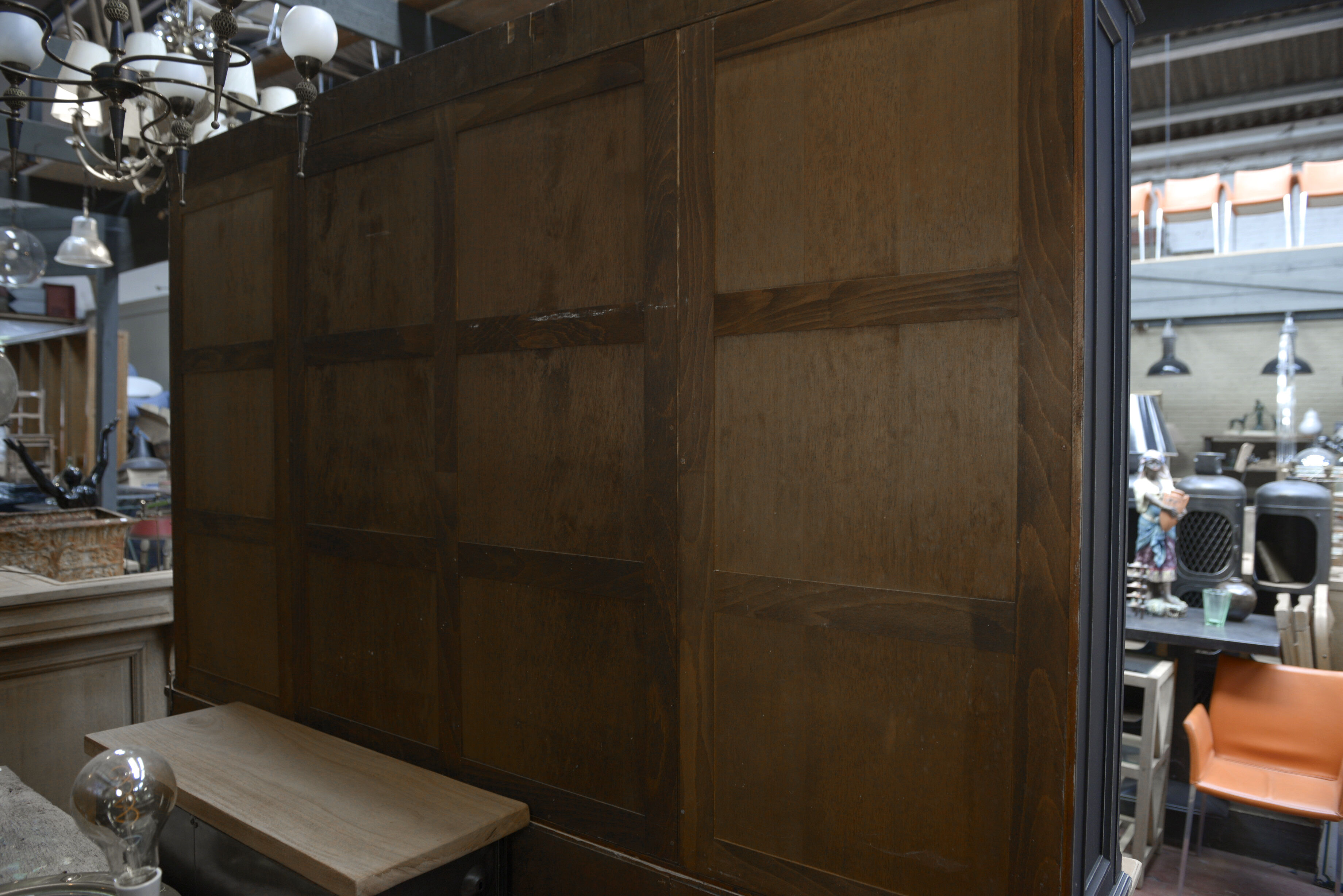 Showcase library patinated black