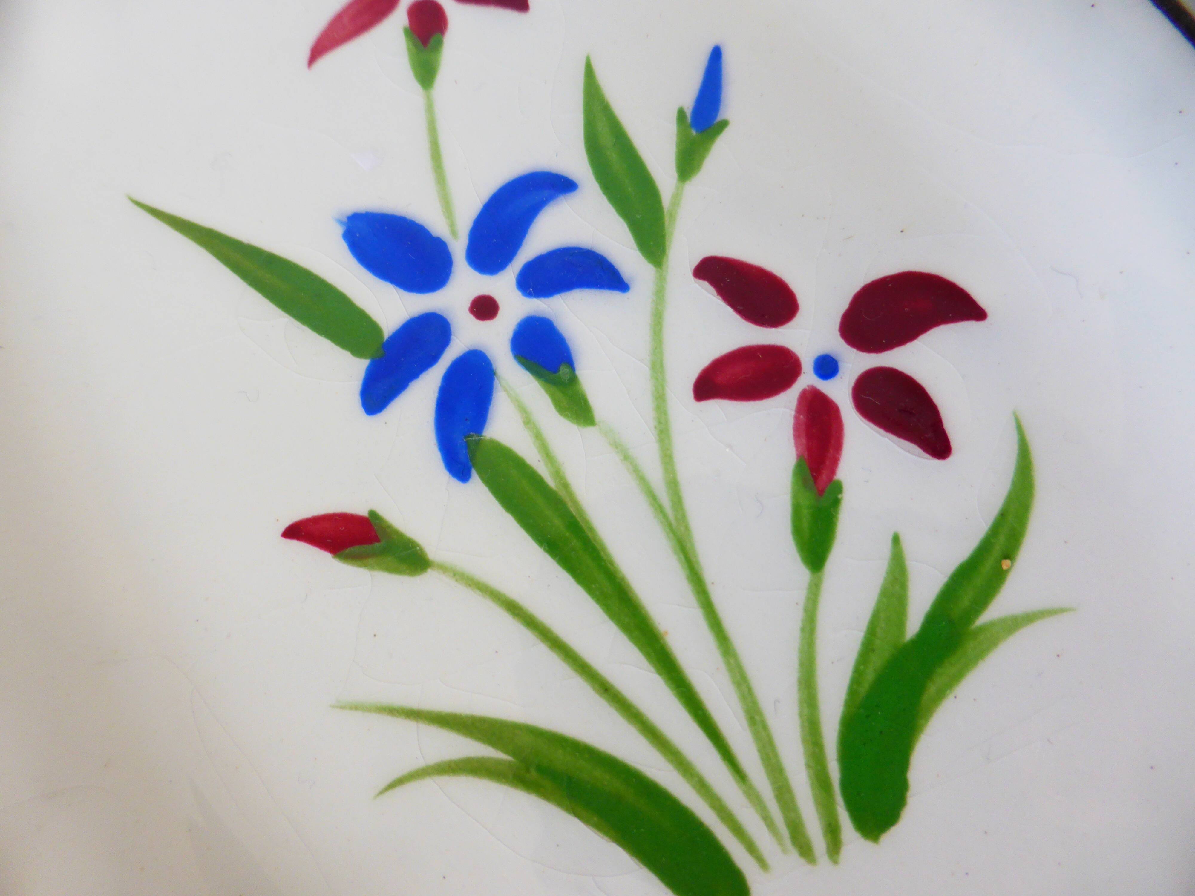 2 vintage Salins Lily model relish dishes 2106214