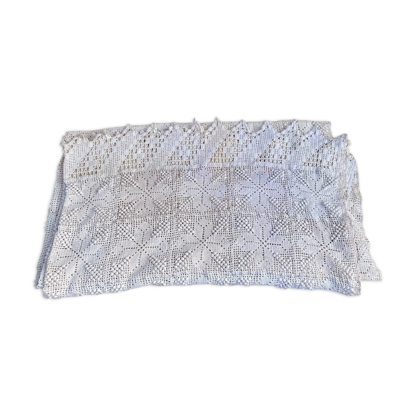 Old cotton bed throw