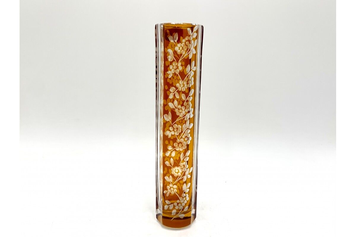 Vintage vase, Julia Glassworks, Poland, 1960s