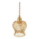 Vintage amber portable lamp