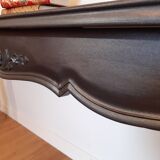 Console murale noire de style Louis XV
