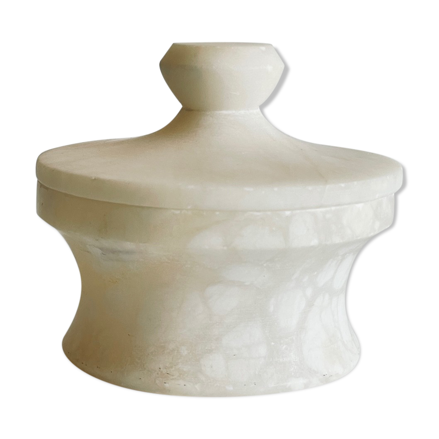 Vintage alabaster stone box