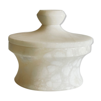 Vintage alabaster stone box