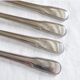 Silver metal forks, BB