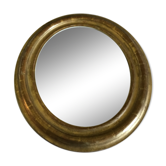 Ancient oval gold mirror 36x42cm
