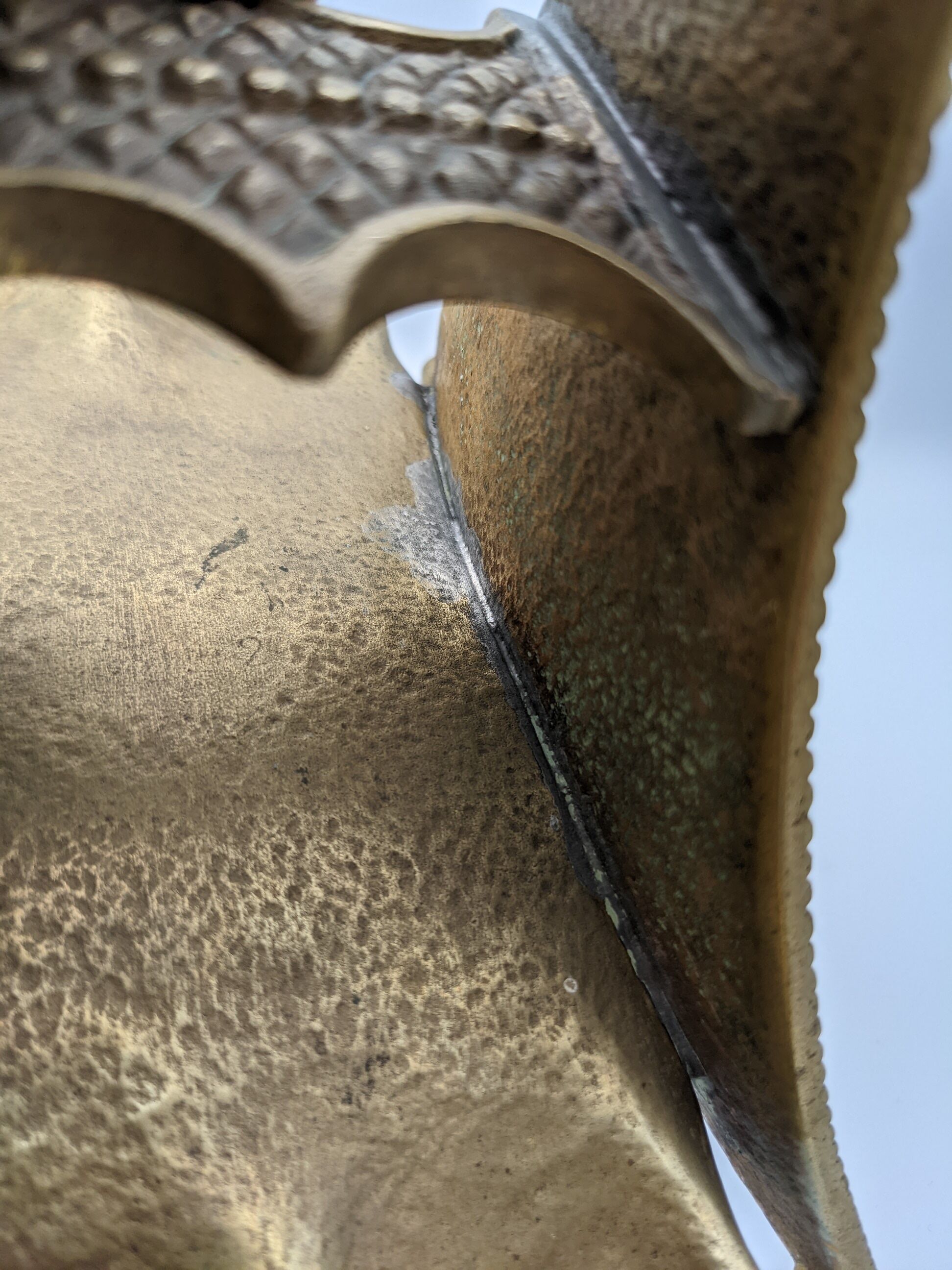 Max Le Verrier bronze pipe holder holder