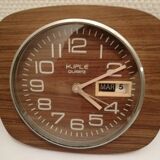 Wall clock year 1960/70 in formica