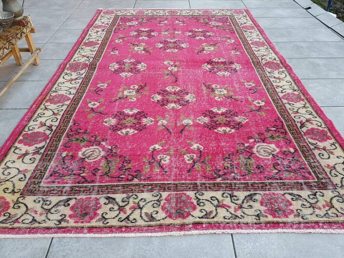 Oushak Antique Floor Wool Rug sku 2635