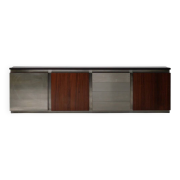 Restored large Parioli sideboard | Room divider by Giotto Stoppino for Acerbis