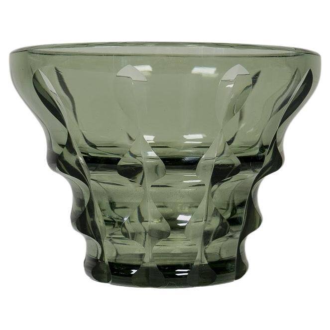 Art Deco glass bowl Sweden 1930s